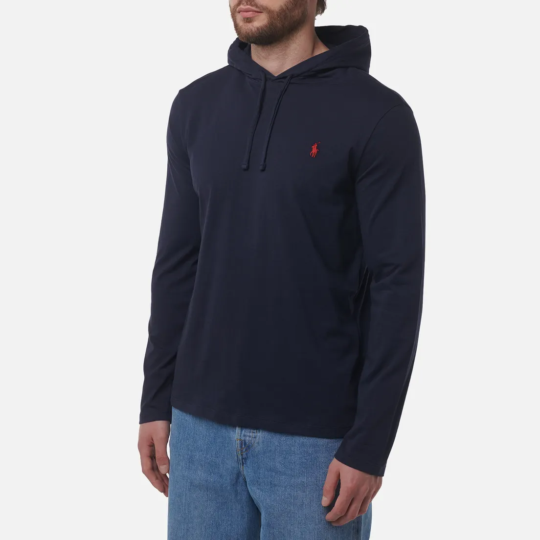 Polo Ralph Lauren Мужской лонгслив Embroidered Logo Hoodie