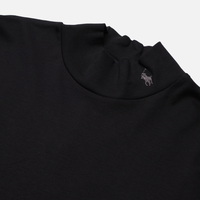 Мужской свитер Polo Ralph Lauren, цвет чёрный, размер XXL 710-849518-001 Turtle Neck Embroidered Logo - фото 2