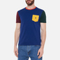 Мужская футболка Polo Ralph Lauren Color Block Embroidered Logo Pocket Fall Royal/Multi фото - 2