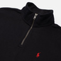 Мужская толстовка Polo Ralph Lauren Half Zip RL Fleece Embroidered Logo Polo Black фото - 1