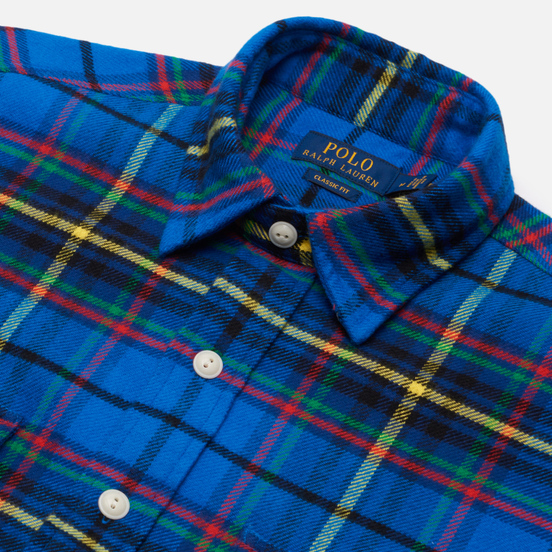 Мужская рубашка Polo Ralph Lauren Classic Fit Plaid Twill Blue/Multi