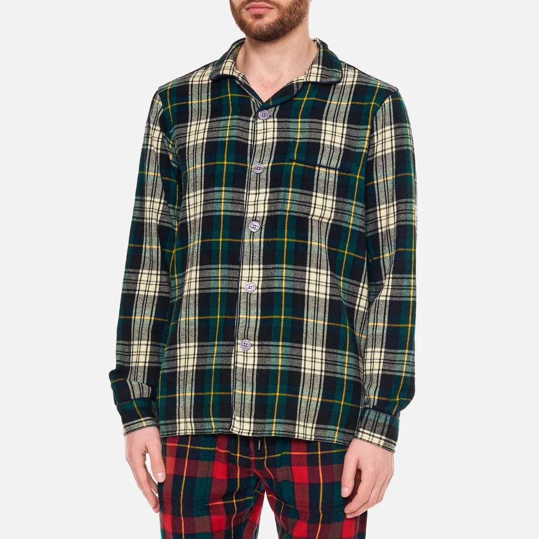 Polo Ralph Lauren Мужская рубашка Classic Fit Pyjama-Style