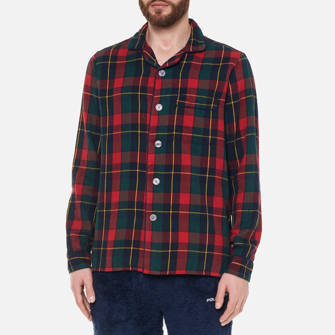 Polo Ralph Lauren Мужская рубашка Classic Fit Pyjama-Style