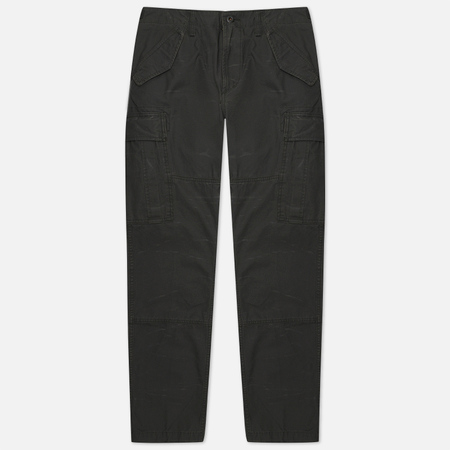 Мужские брюки Polo Ralph Lauren Slim Fit Canvas Cargo, цвет чёрный, размер 32/34