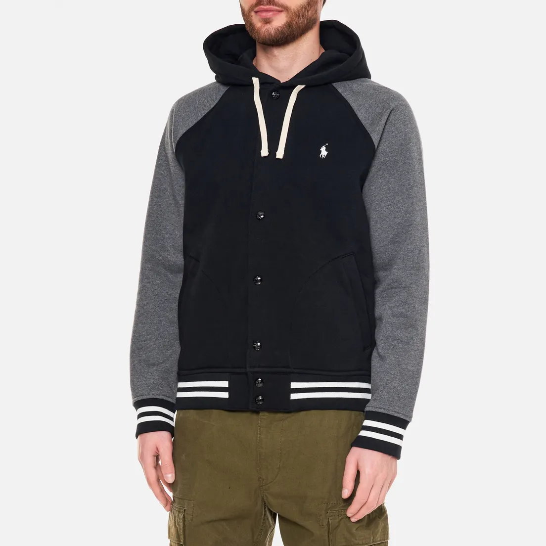 Polo Ralph Lauren Мужская толстовка Lightweight Athletic Fleece Hooded Baseball