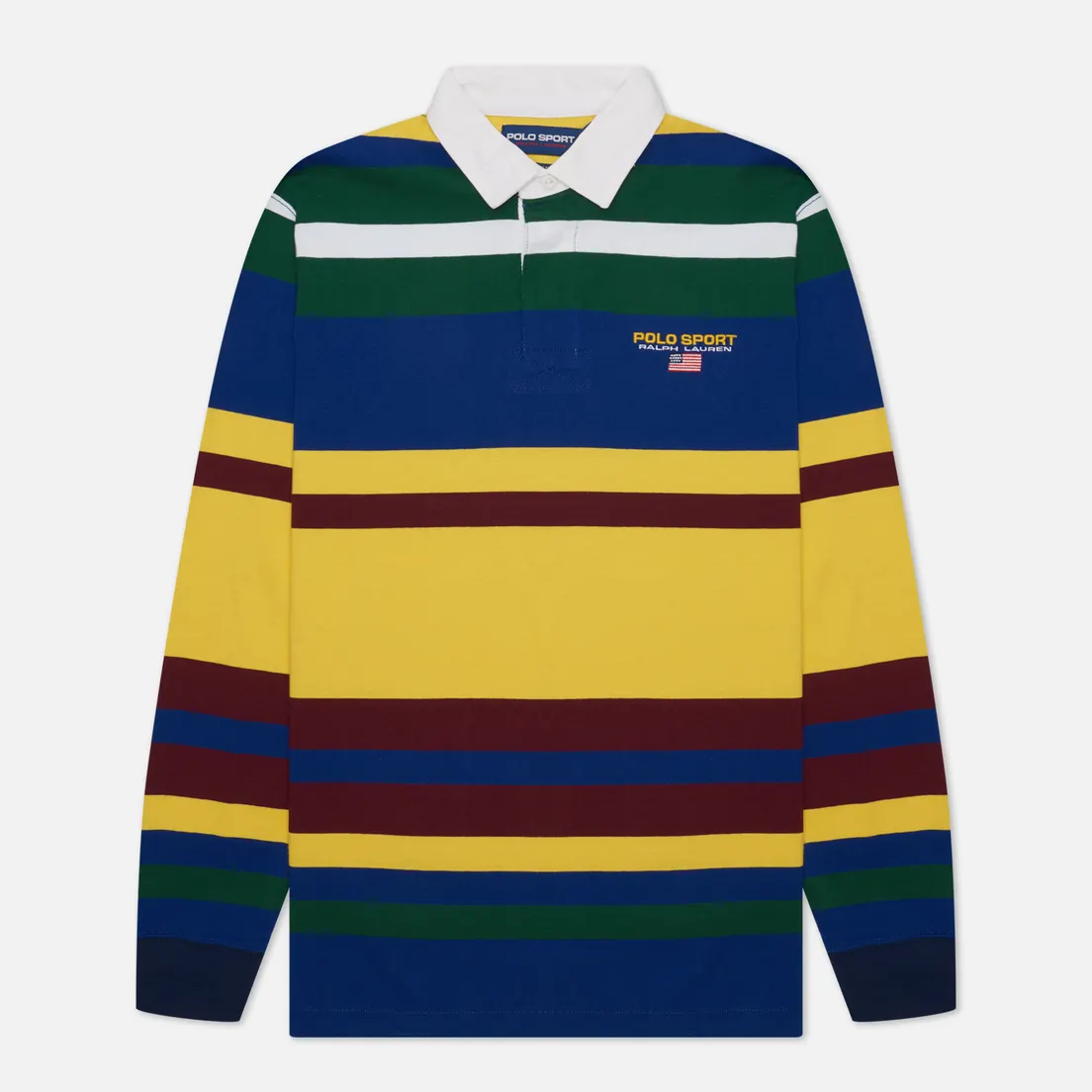 Polo Ralph Lauren Мужской лонгслив Polo Sport Stripe Classic Fit Rugby
