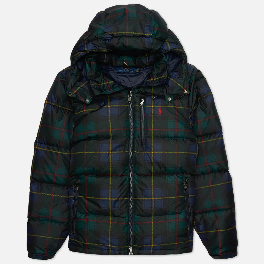 Polo Ralph Lauren Мужской пуховик Plaid Down Water-Repellent Ripstop