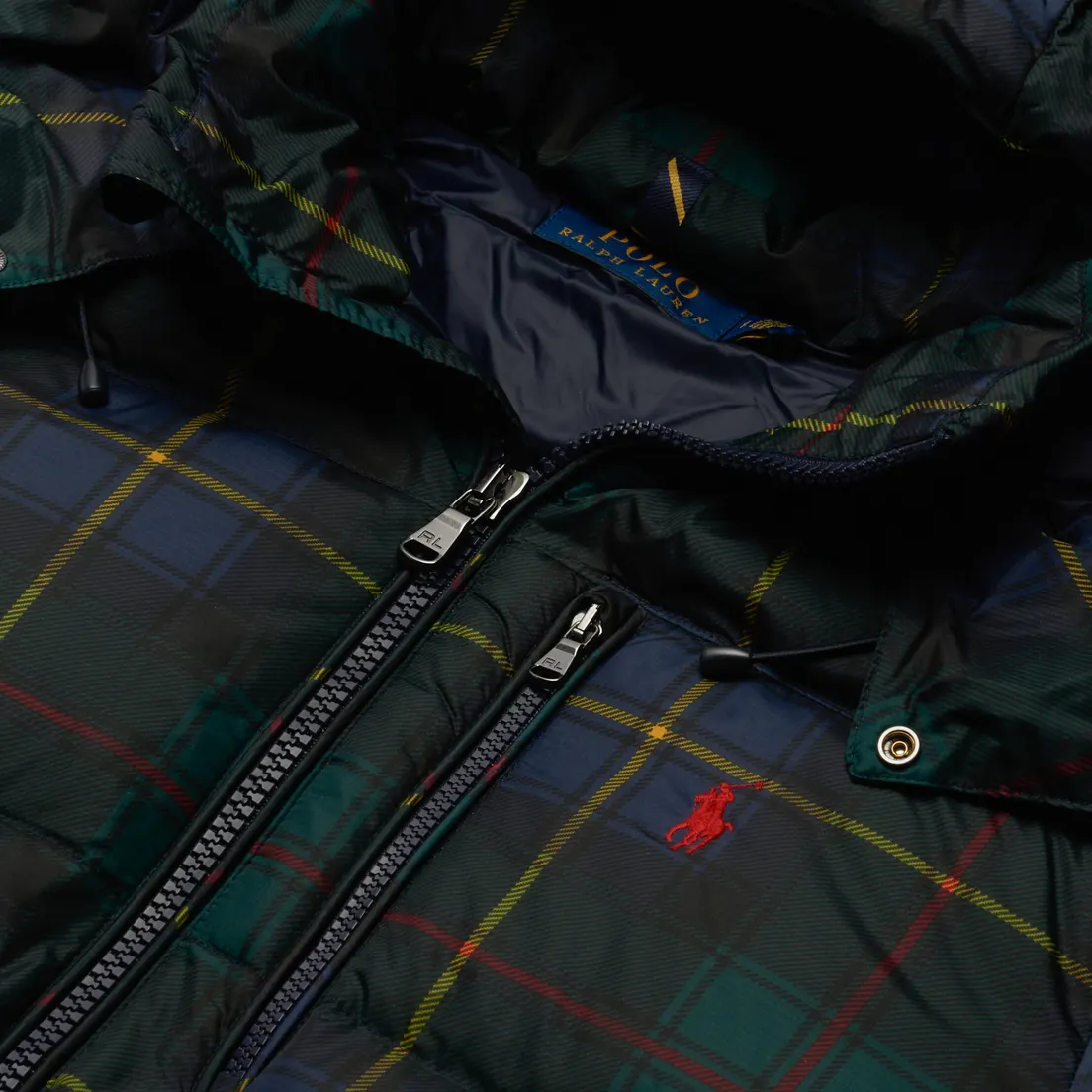 Polo Ralph Lauren Мужской пуховик Plaid Down Water-Repellent Ripstop