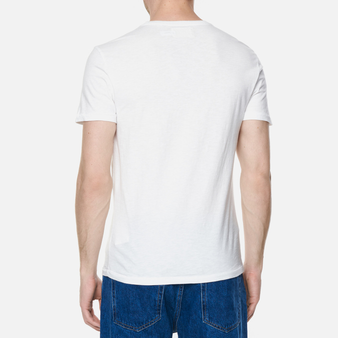 Мужская футболка Polo Ralph Lauren, цвет белый, размер S 710-850540-001 Script Polo Classic - фото 4