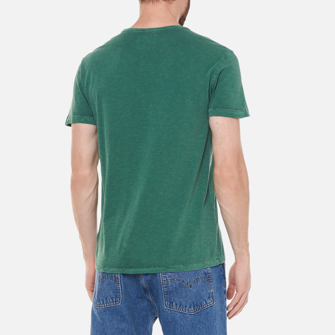 Мужская футболка Polo Ralph Lauren, цвет зелёный, размер XL 710-850540-003 Script Polo Classic - фото 4