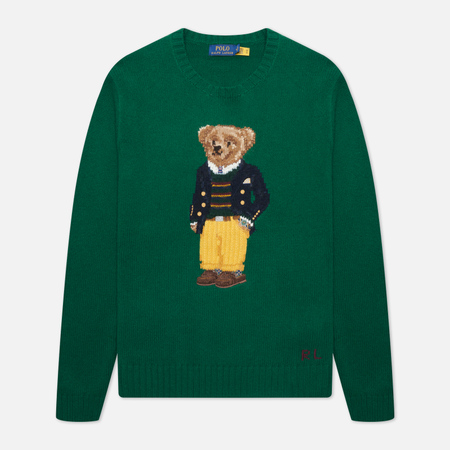 Мужской свитер Polo Ralph Lauren Polo Bear Blazer And Corduroy Pants, цвет зелёный, размер L
