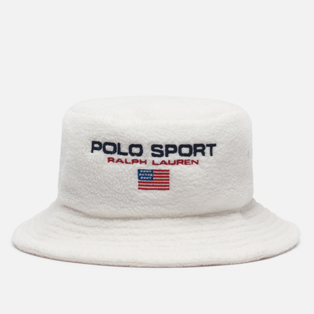 Панама Polo Ralph Lauren Polo Sport Polar Fleece, цвет белый, размер S-M