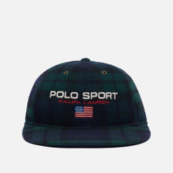 Кепка Polo Ralph Lauren Polo Sport Plaid Wool-Blend Blackwatch
