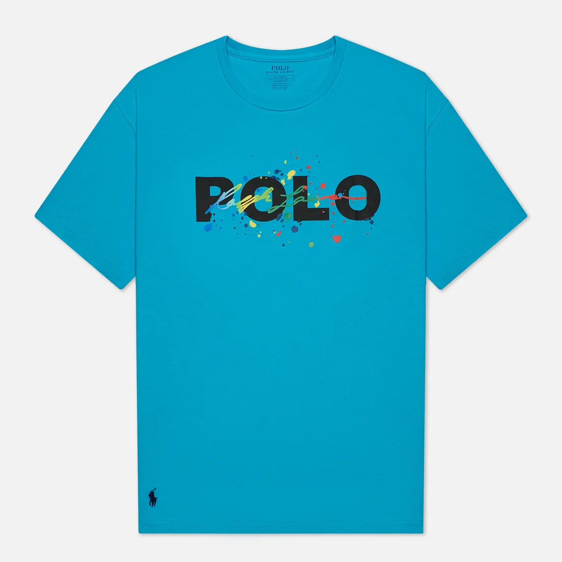 Polo Ralph Lauren Мужская футболка Classic Fit Paint Splatter Logo