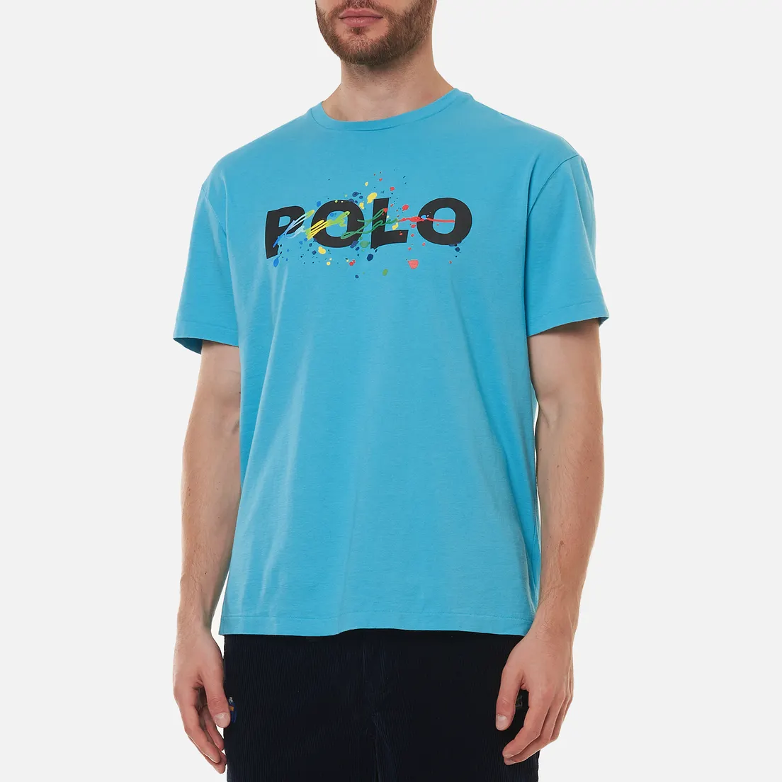 Polo Ralph Lauren Мужская футболка Classic Fit Paint Splatter Logo