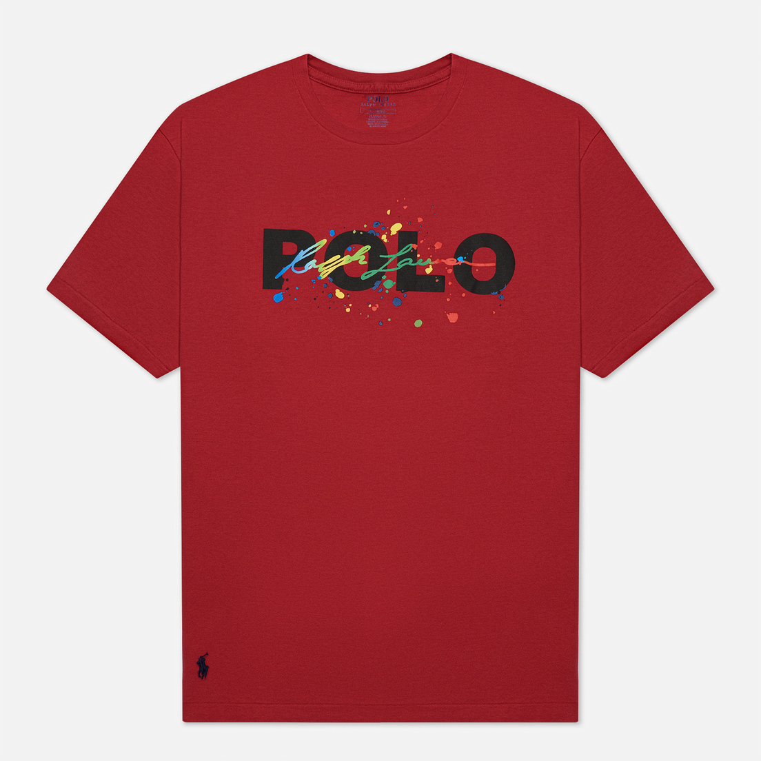 Polo Ralph Lauren Мужская футболка Classic Fit Paint Splatter Logo