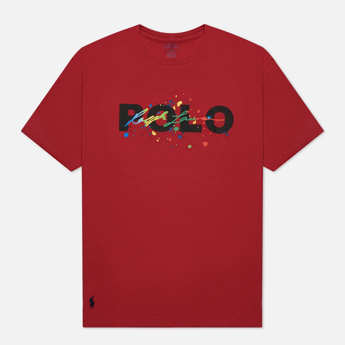 Polo Ralph Lauren Мужская футболка Classic Fit Paint Splatter Logo