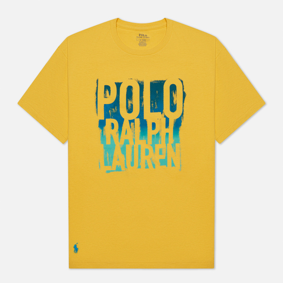 Мужская футболка Polo Ralph Lauren Classic Fit Graphic Logo Signal Yellow