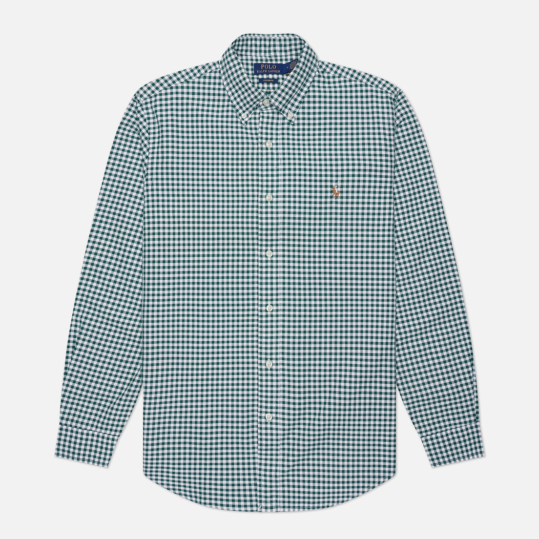 Polo Ralph Lauren Мужская рубашка Gingham Oxford Custom Fit