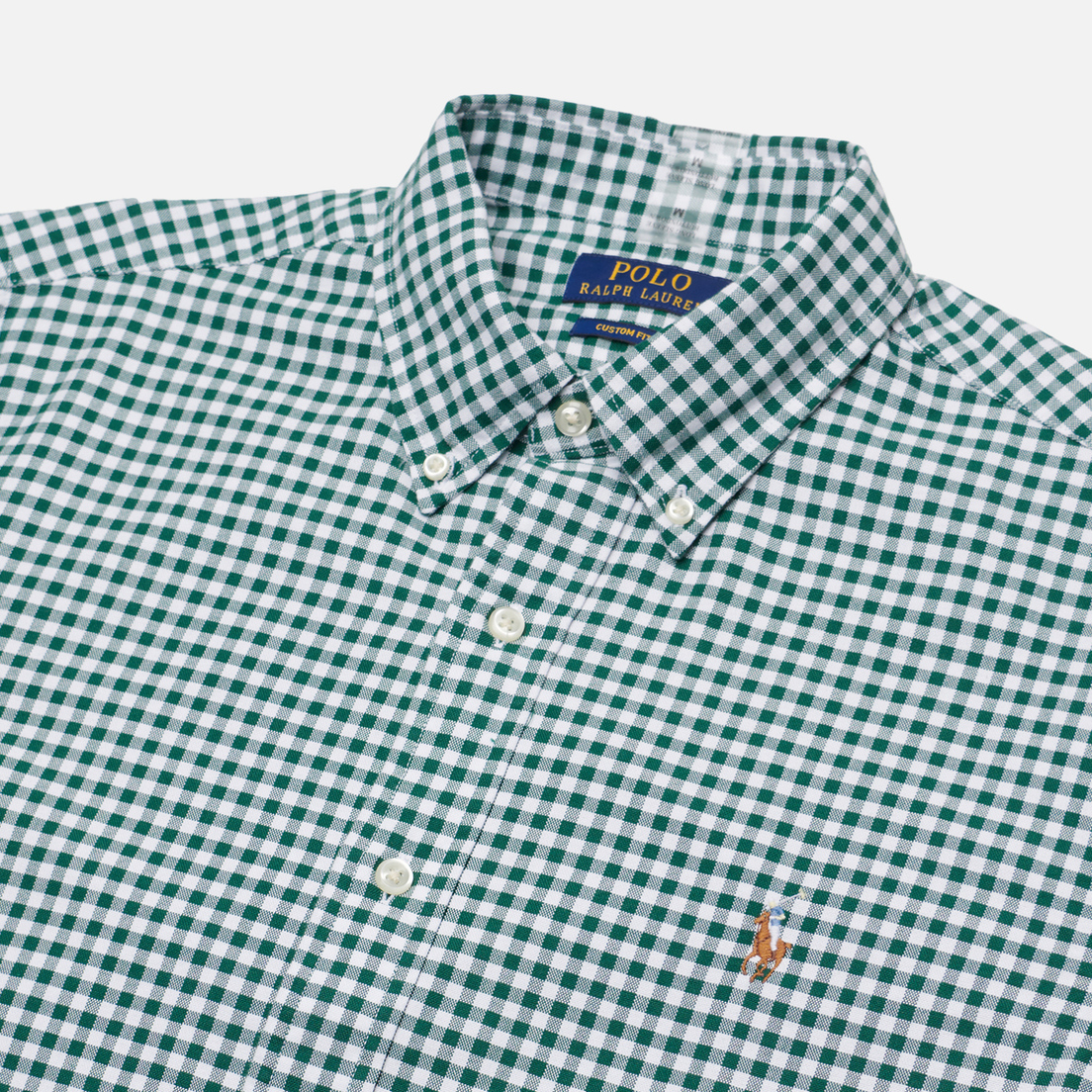 Polo Ralph Lauren Мужская рубашка Gingham Oxford Custom Fit
