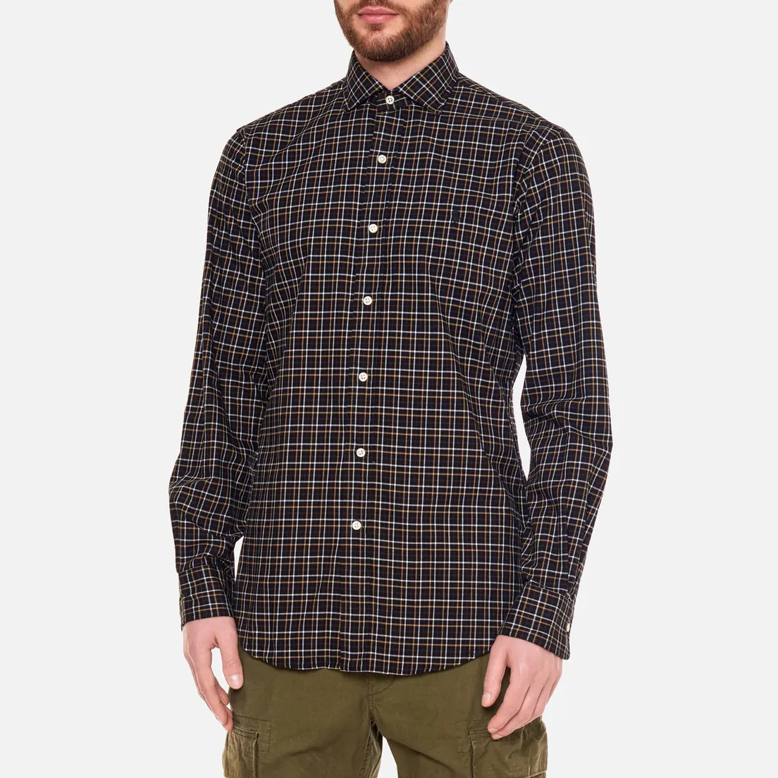 Polo Ralph Lauren Мужская рубашка Custom Fit Plaid Twill