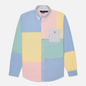 Мужская рубашка Polo Ralph Lauren Custom Fit Classic Oxford Color Block Solid Multi/Fun фото - 0