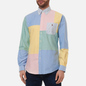 Мужская рубашка Polo Ralph Lauren Custom Fit Classic Oxford Color Block Solid Multi/Fun фото - 2