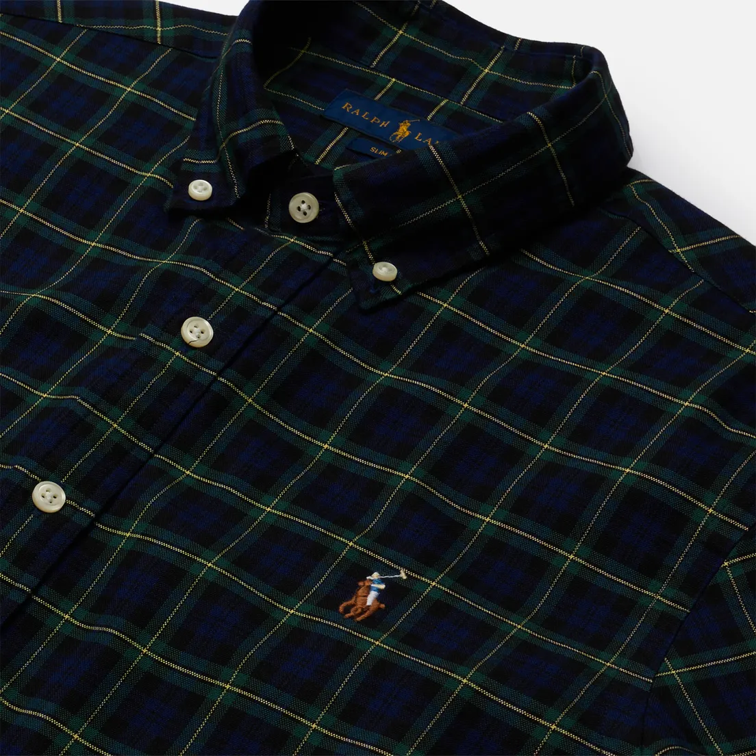Polo Ralph Lauren Мужская рубашка Slim Fit Classic Oxford Check