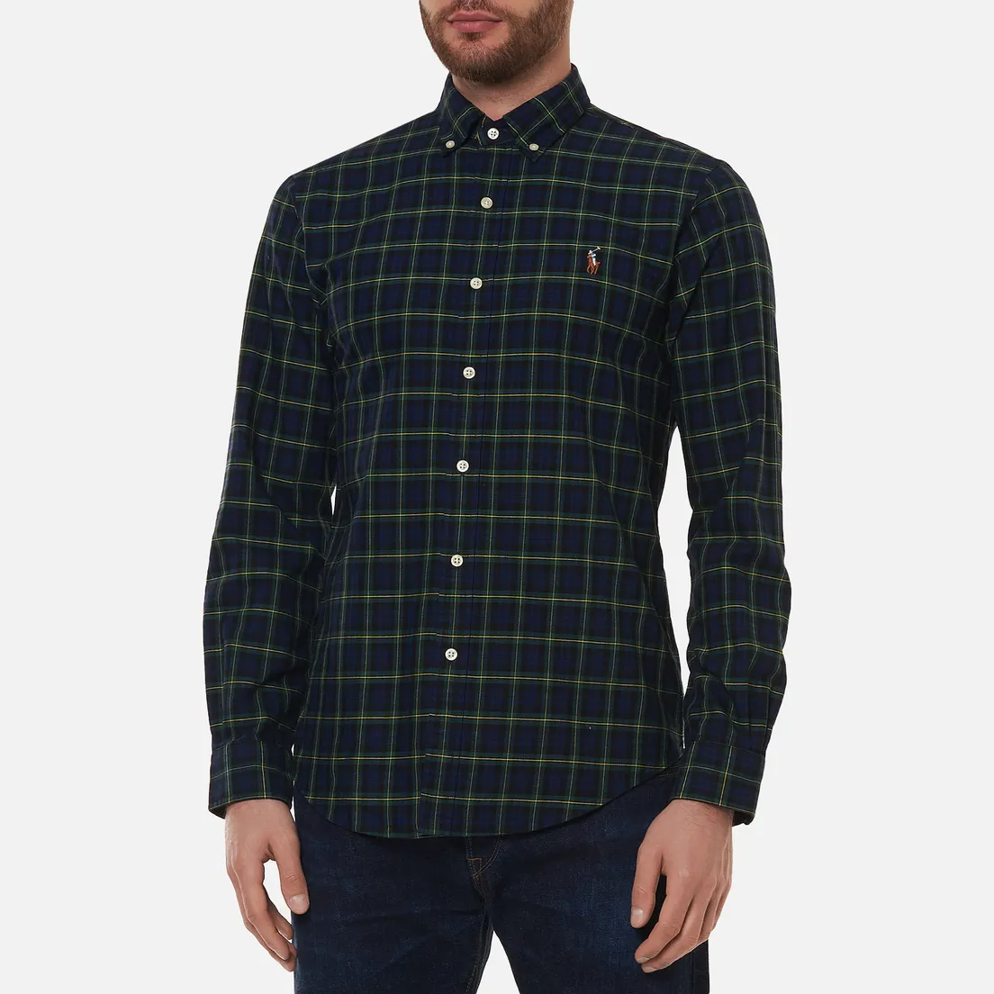 Polo Ralph Lauren Мужская рубашка Slim Fit Classic Oxford Check