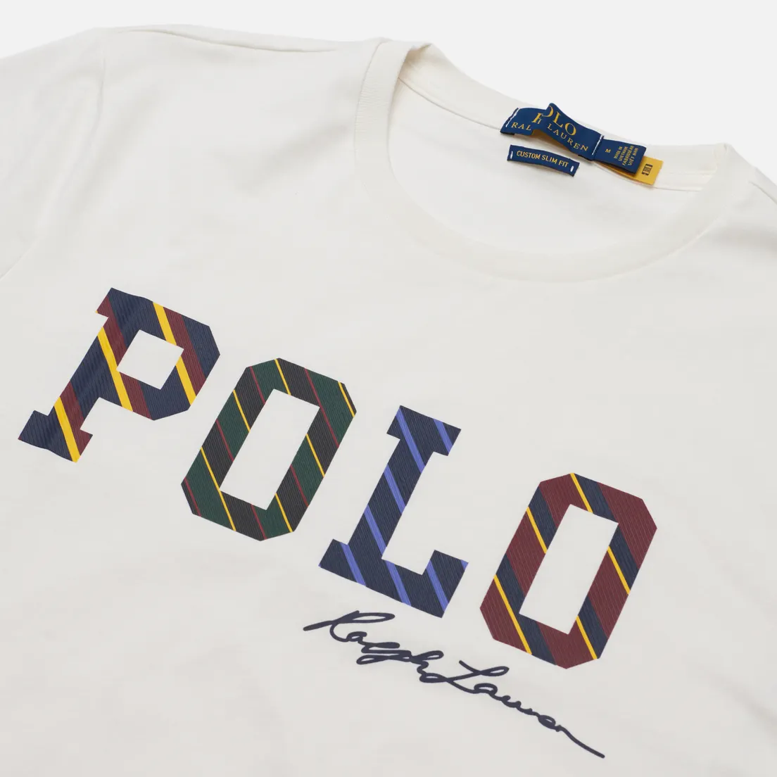 Polo Ralph Lauren Мужская футболка Custom Slim Fit Multicolor Logo