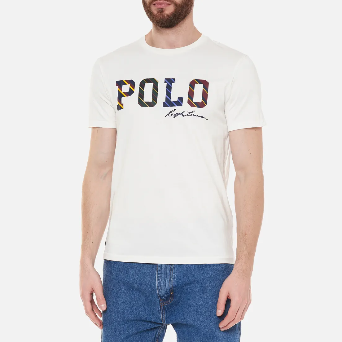 Polo Ralph Lauren Мужская футболка Custom Slim Fit Multicolor Logo