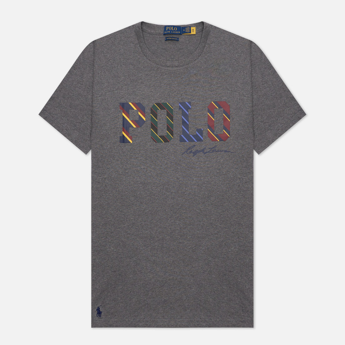 Polo Ralph Lauren Мужская футболка Custom Slim Fit Multicolor Logo