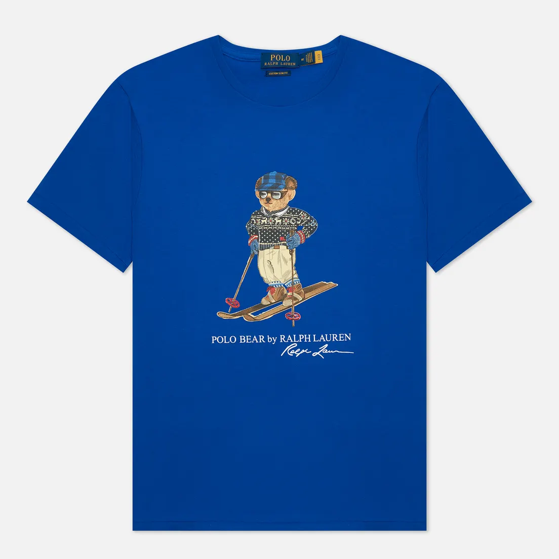Polo Ralph Lauren Мужская футболка Custom Slim Fit Polo Bear Ski Gear