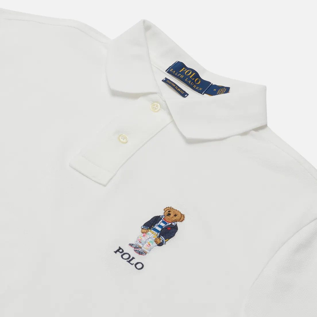 Polo Ralph Lauren Мужское поло Custom Slim Fit Polo Bear Blazer