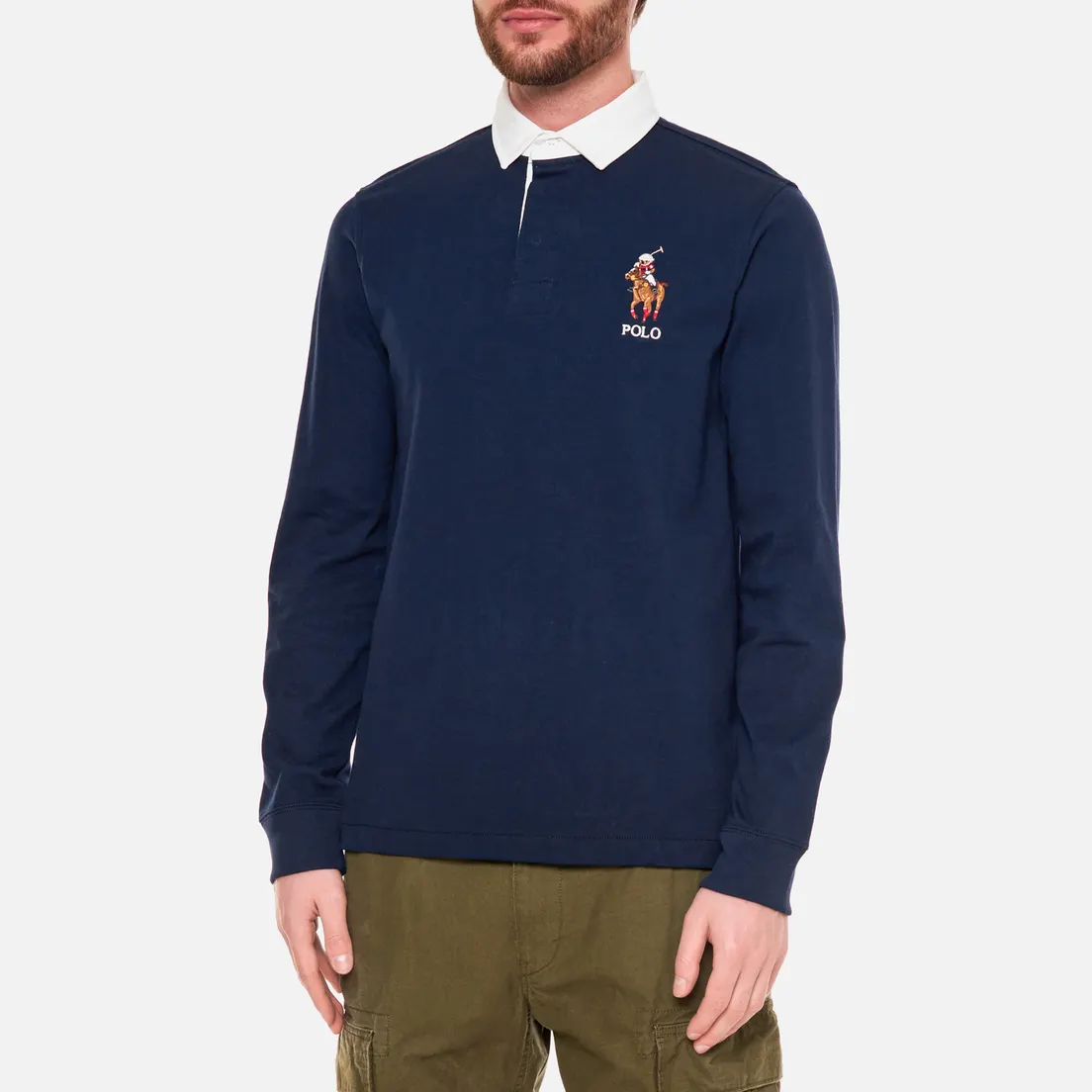 Polo Ralph Lauren Мужской лонгслив Rugby Polo Bear Player