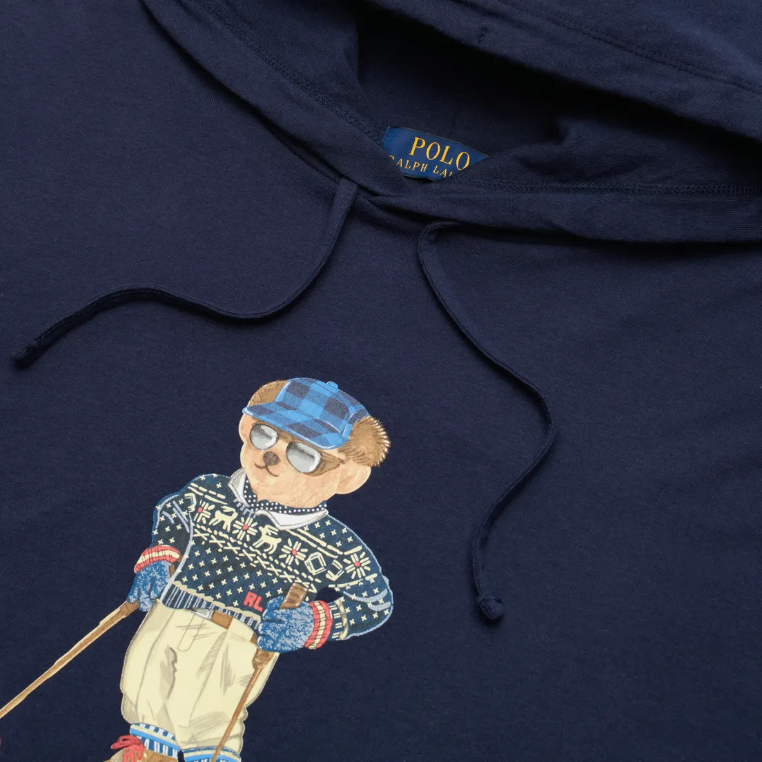 Polo Ralph Lauren Мужской лонгслив Big Polo Bear Ski Hoodie