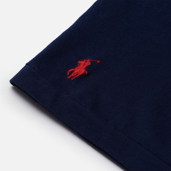 Мужская футболка Polo Ralph Lauren Classic Fit Paint Splatter Logo Newport Navy