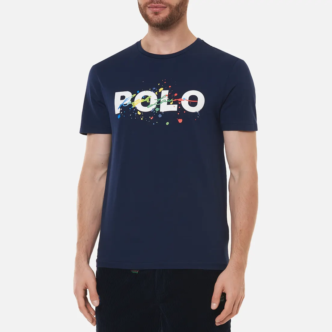 Polo Ralph Lauren Мужская футболка Classic Fit Paint Splatter Logo