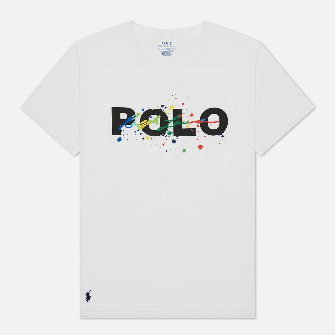 Polo Ralph Lauren Мужская футболка Classic Fit Paint Splatter Logo