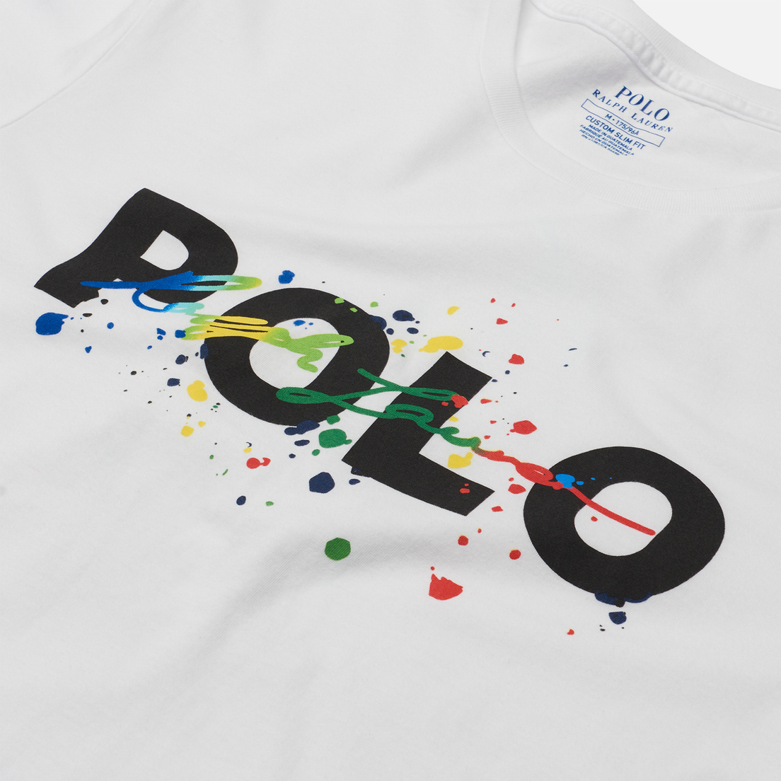 Polo Ralph Lauren Мужская футболка Classic Fit Paint Splatter Logo