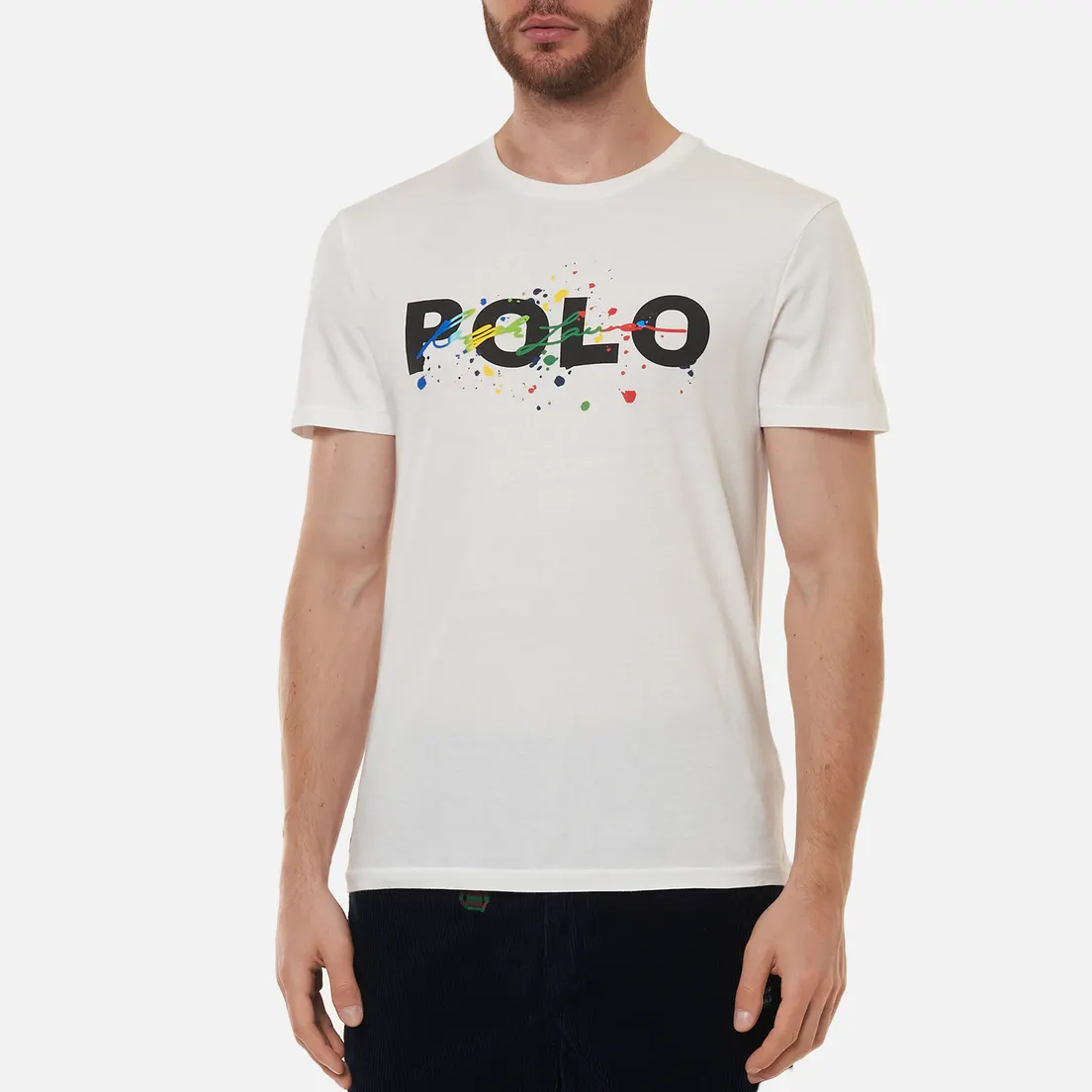Polo Ralph Lauren Мужская футболка Classic Fit Paint Splatter Logo