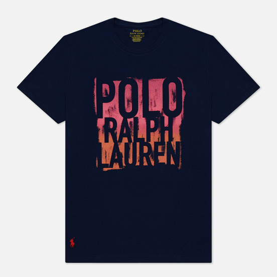 Мужская футболка Polo Ralph Lauren Classic Fit Graphic Logo Newport Navy