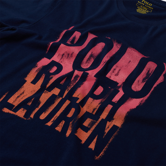 Мужская футболка Polo Ralph Lauren Classic Fit Graphic Logo Newport Navy