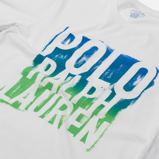 Мужская футболка Polo Ralph Lauren Classic Fit Graphic Logo White