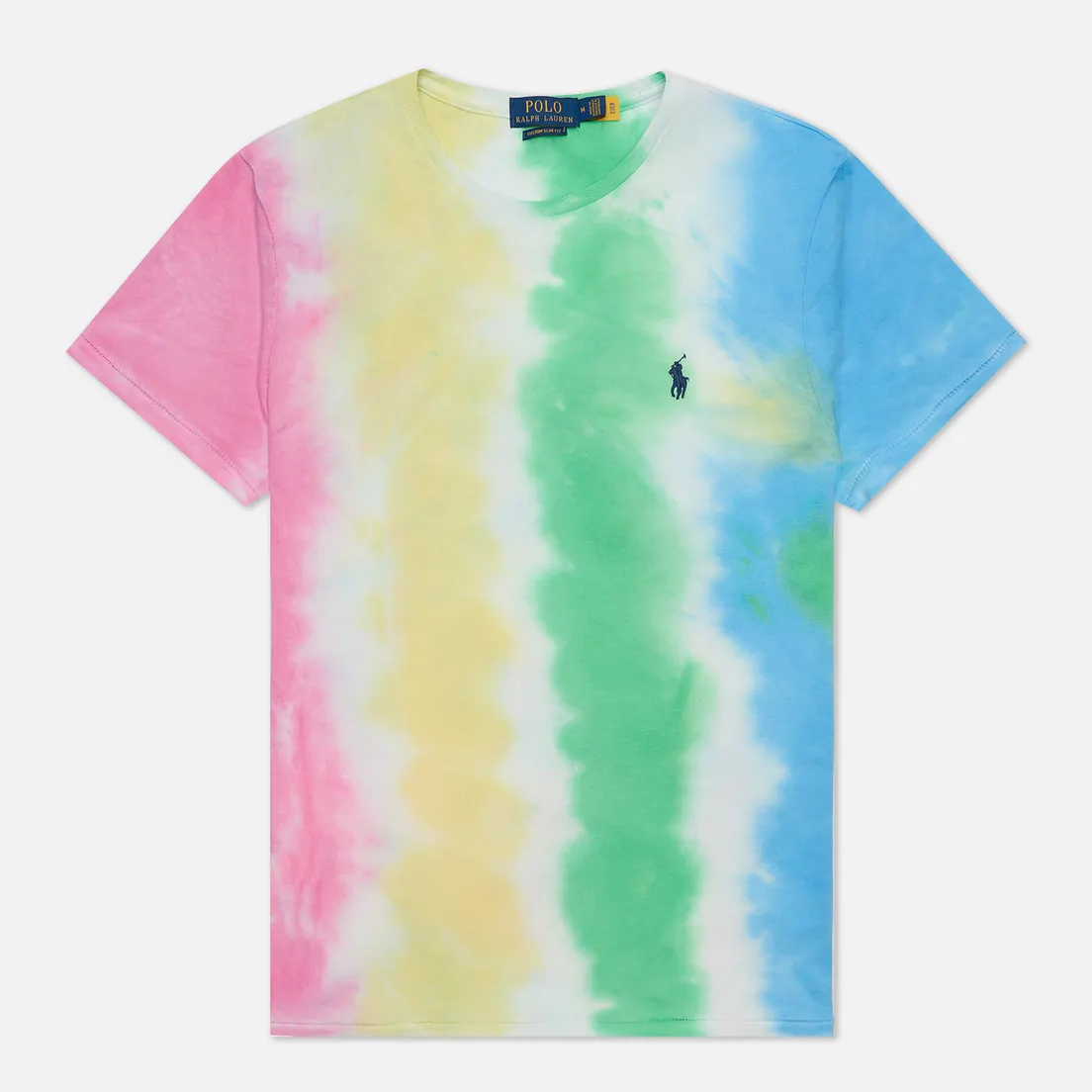 Polo Ralph Lauren Мужская футболка Custom Slim Fit Tie-Dye Jersey