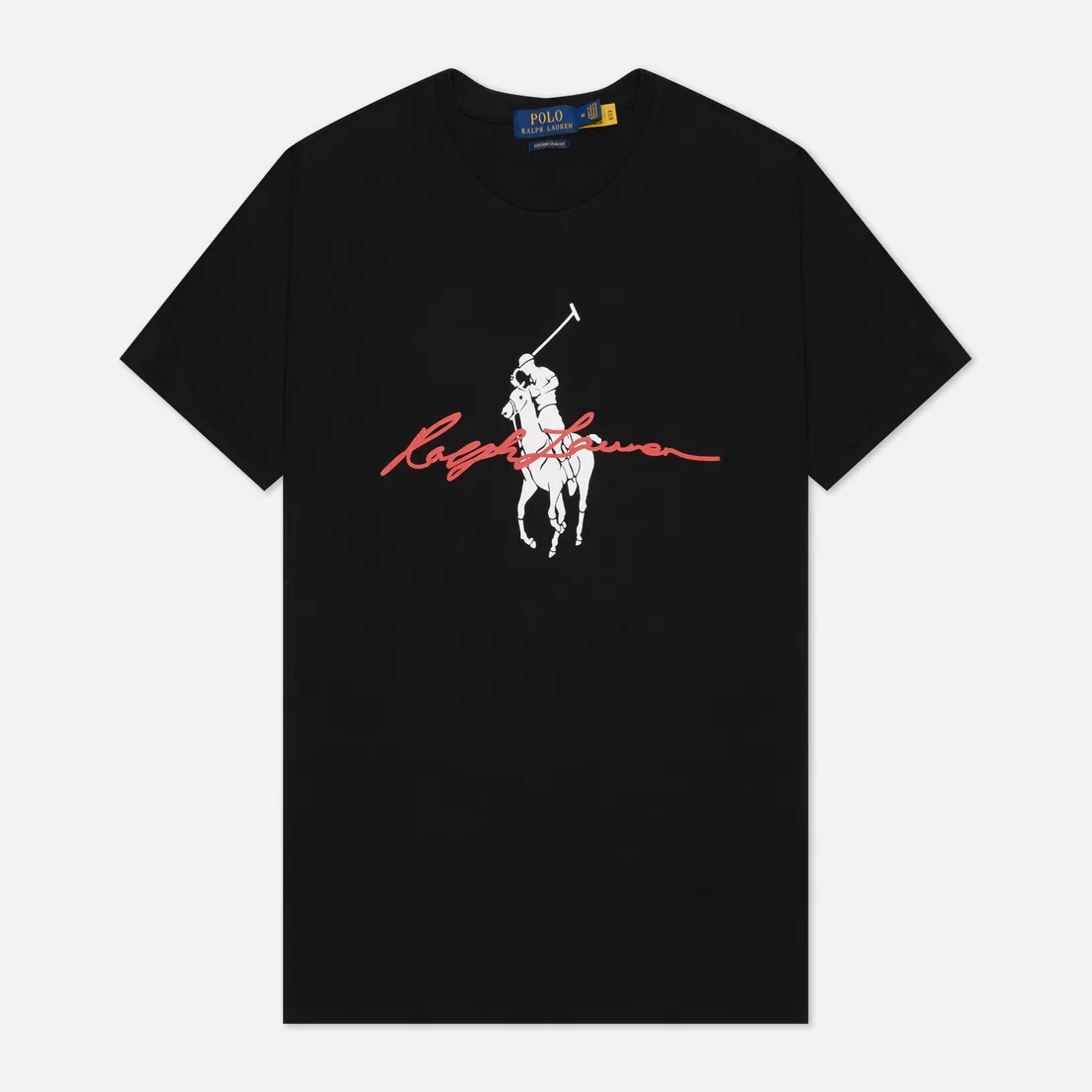 Polo Ralph Lauren Мужская футболка Custom Slim Fit Big Pony Script