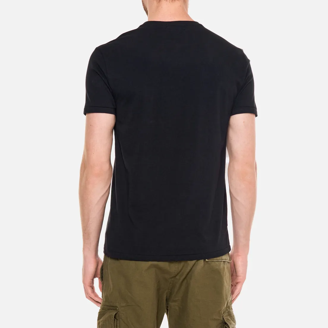Polo Ralph Lauren Мужская футболка Custom Slim Fit Big Pony Script