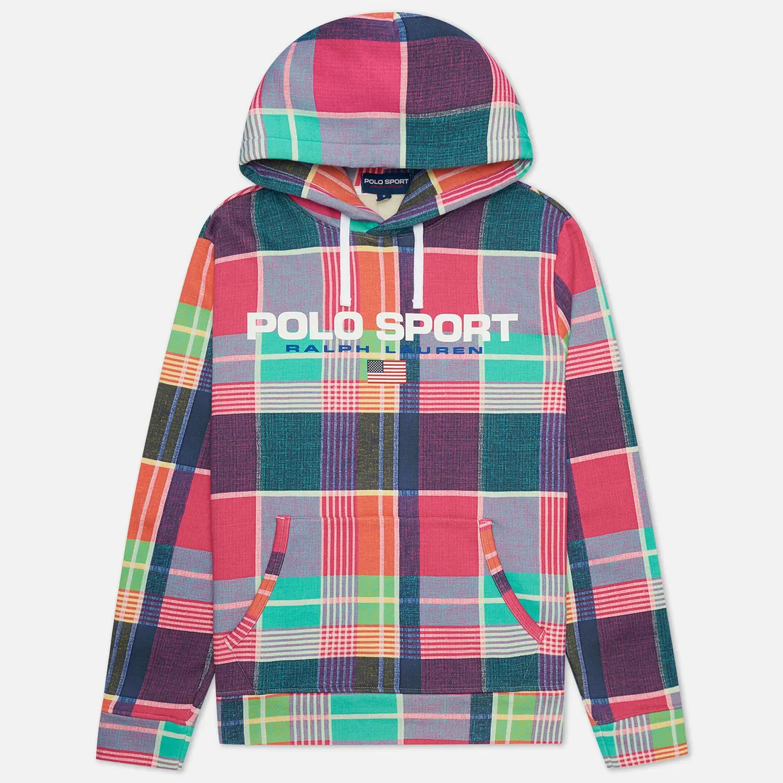 Polo Ralph Lauren Мужская толстовка Polo Sport Madras Print Hoodie