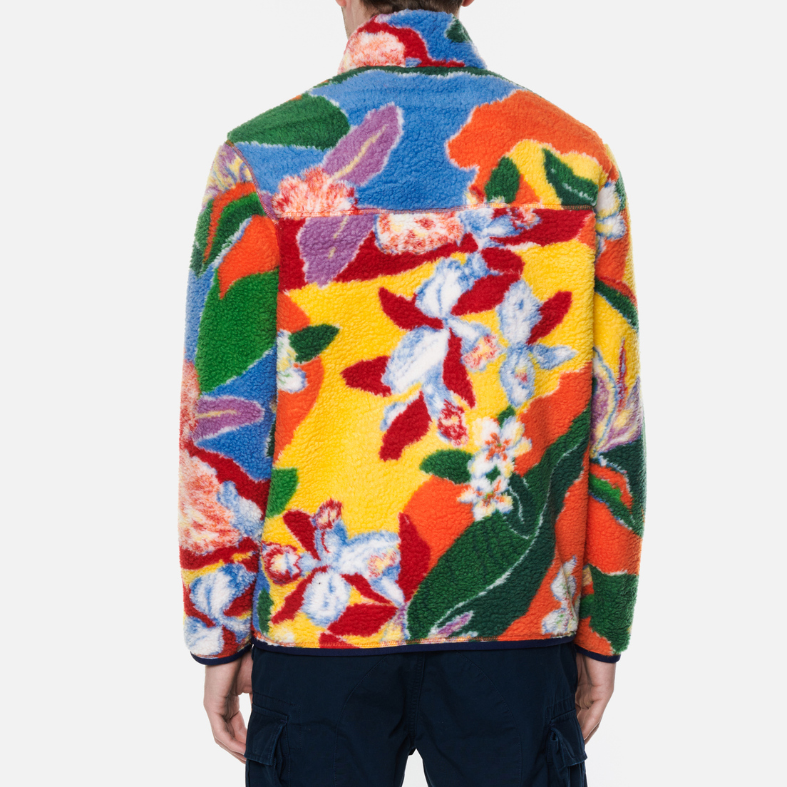 Polo Ralph Lauren Мужская толстовка Floral-Print Pile Fleece Pullover