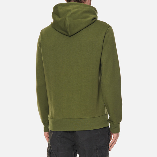 Мужская толстовка Polo Ralph Lauren Embossed Polo Logo Hoodie Army Olive
